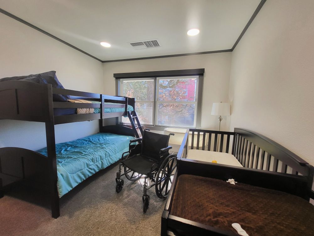 Pediatric bedroom at the Occupational Therapy House